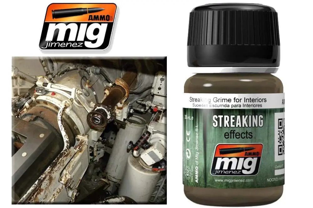 Figurine streaking grime for interiors a.mig 1200